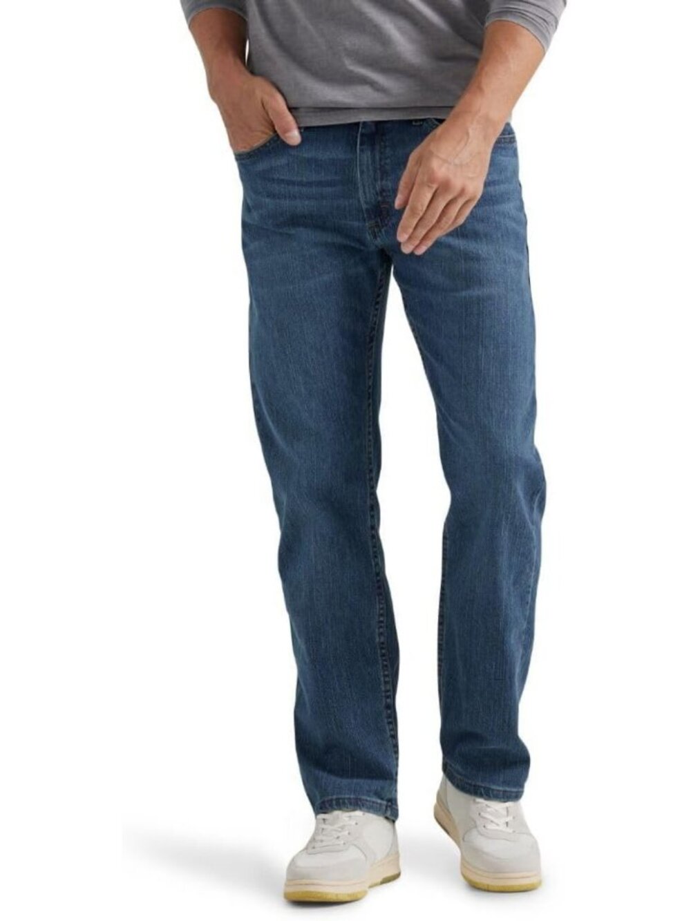 Comfort Flex Waist Men's Regular Fit Jeans - Stretch Denim, Casual Style